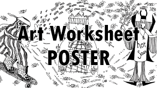 Art worksheet poster
