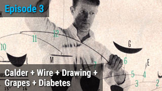 Calder + Wire + Drawing + Grapes + Diabetes